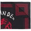 Alexander McQueen skull-logo print scarf
