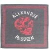 Alexander McQueen skull-logo print scarf