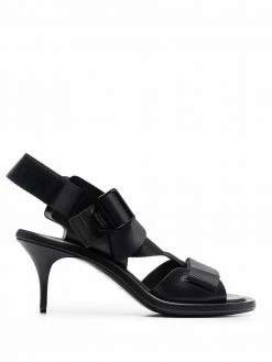 Alexander McQueen slingback buckled leather sandals