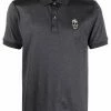 Alexander McQueen skull-detail short-sleeved polo shirt