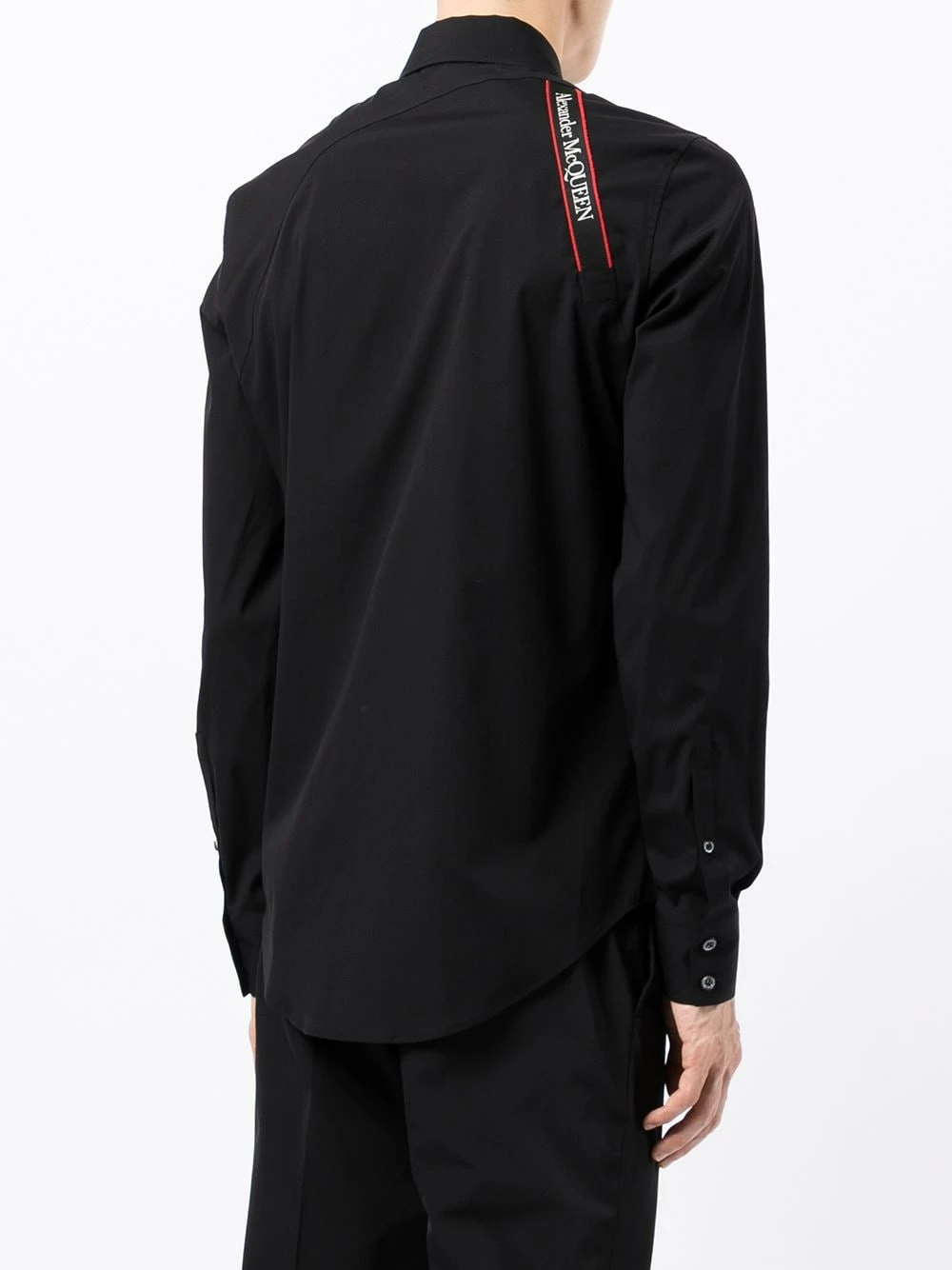 Alexander McQueen Harness detail long sleeve shirt 4 Alexander McQueen harness-detail long-sleeve shirt