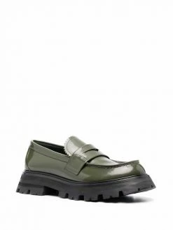 Alexander McQueen ridged-sole loafers