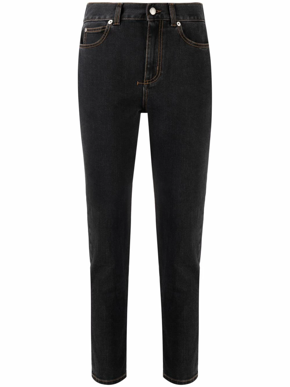 Alexander McQueen Contrast stitch skinny jeans 1 Alexander McQueen contrast stitch skinny jeans