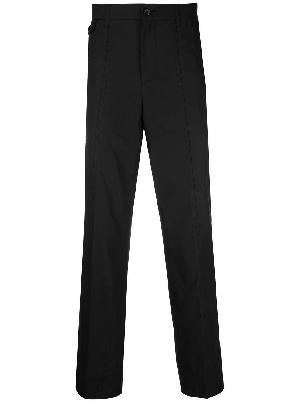 Alexander McQueen Straight leg cotton trousers 1 Alexander McQueen straight-leg cotton trousers