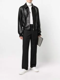 Alexander McQueen straight-leg cotton trousers