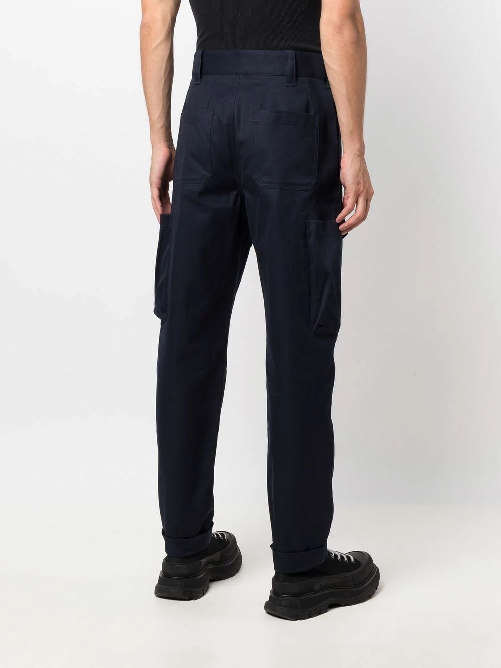 Alexander McQueen Straight leg cargo trousers 4 Alexander McQueen straight-leg cargo trousers