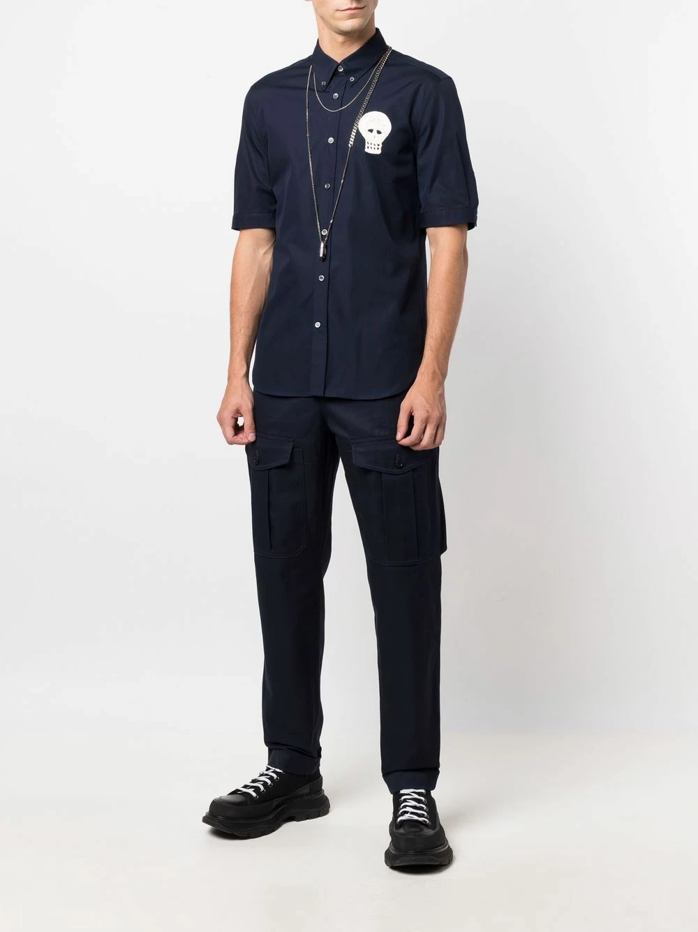 Alexander McQueen Straight leg cargo trousers 2 Alexander McQueen straight-leg cargo trousers