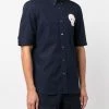 Alexander McQueen skull-motif button-down shirt