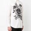 Alexander McQueen Skull print cotton shirt 7 Alexander McQueen skull-print cotton shirt