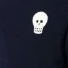 Alexander McQueen skull-embroidered wool jumper