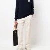 Alexander McQueen skull-embroidered wool jumper