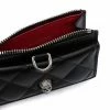 Alexander McQueen Skull charm quilted wallet 5 Alexander McQueen skull-charm quilted wallet