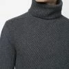 Alexander McQueen asymmetric turtleneck wool jumper