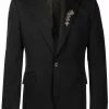 Alexander McQueen brooch-detail blazer