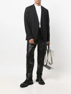 Alexander McQueen leather track pants