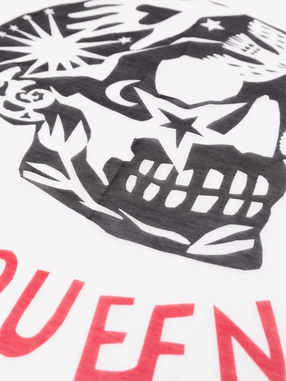 Alexander McQueen Logo print silk blend scarf 4 Alexander McQueen logo-print silk-blend scarf