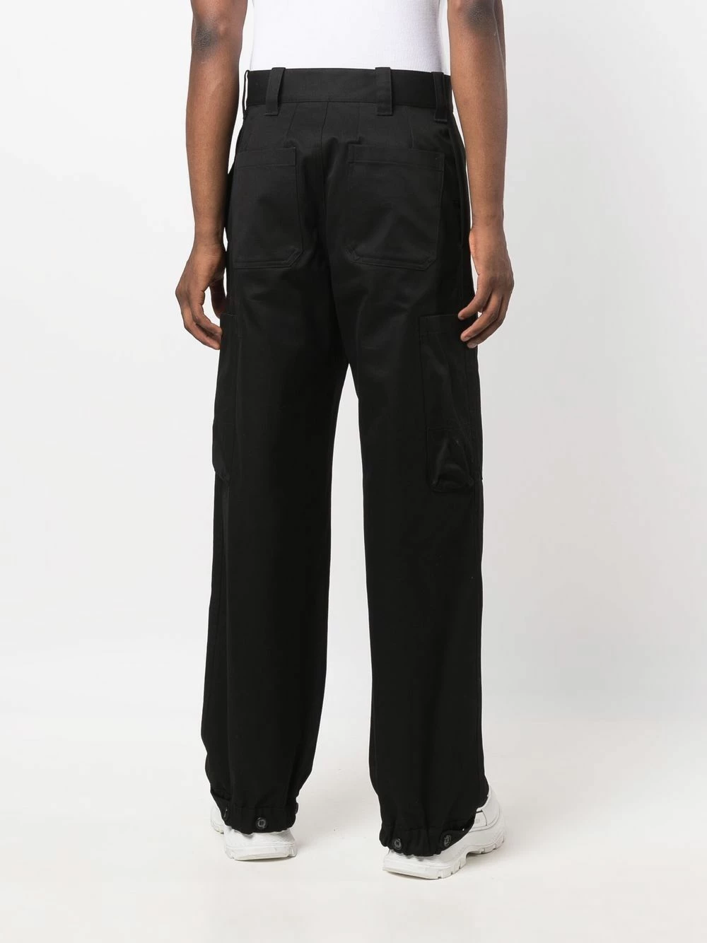 Alexander McQueen Flap pocket cotton trousers 4 Alexander McQueen flap-pocket cotton trousers