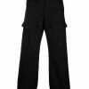Alexander McQueen flap-pocket cotton trousers