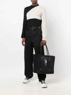 Alexander McQueen flap-pocket cotton trousers