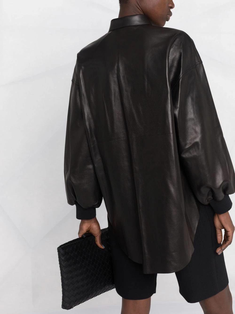 Alexander McQueen Loose fit leather shirt 5 Alexander McQueen loose fit leather shirt