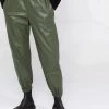 Alexander McQueen elasticated leather joggers