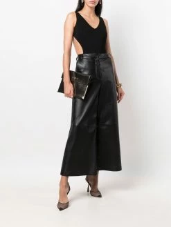 Alexander McQueen cut out-detail sleeveless top