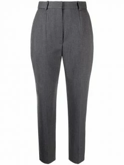 Alexander McQueen cropped high-waisted trousers