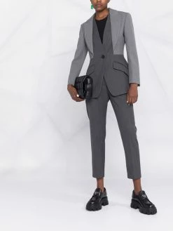 Alexander McQueen cropped high-waisted trousers