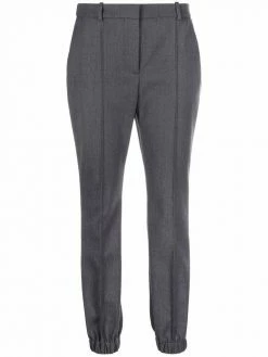 Alexander McQueen pressed-crease trousers