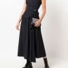 Alexander McQueen sleeveless wool-blend wrap dress