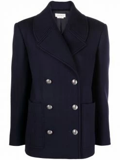 Alexander McQueen double-breasted wool and cashmere-blend coat