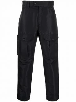 Alexander McQueen tapered-leg cargo-pocket trousers