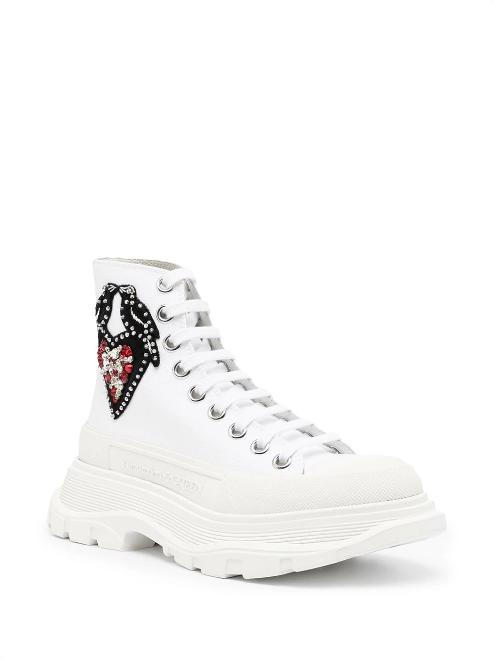 Alexander McQueen Tread Slick embellished boots 2 Alexander McQueen Tread Slick embellished boots