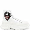 Alexander McQueen Tread Slick embellished boots