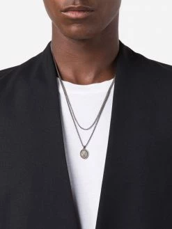 Alexander McQueen double layer chain necklace