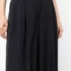 Alexander McQueen pressed-crease high-waisted palazzo trousers