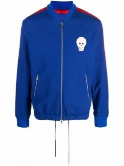Alexander McQueen skull patch sports jacket