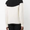 Alexander McQueen two-tone mohair-blend knit jumper