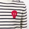 Alexander McQueen Striped mock neck jumper 9 Alexander McQueen striped mock-neck jumper