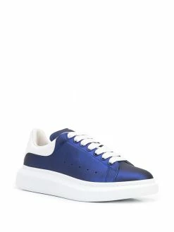 Alexander McQueen Oversized metallic-effect sneakers