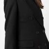 Alexander McQueen double-breasted panelled coat