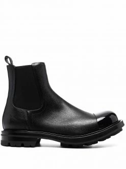Alexander McQueen contrasting-toe Chelsea Boots