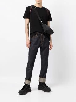 Alexander McQueen logo-strap T-shirt