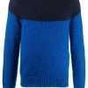 Alexander McQueen two-tone crew neck jumper