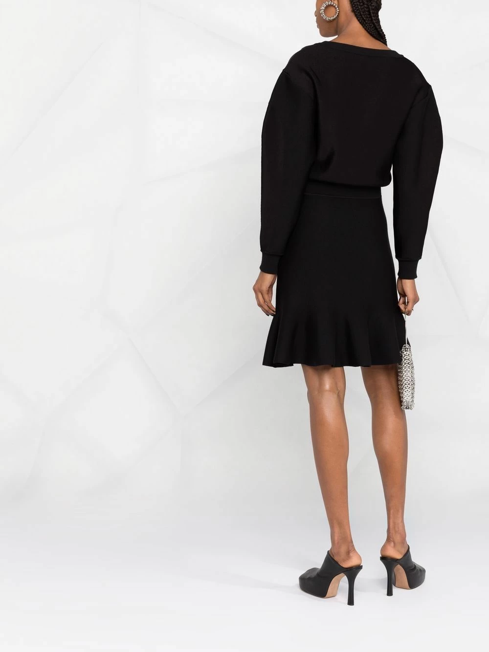 Alexander McQueen Long sleeved peplum dress 4 Alexander McQueen long-sleeved peplum dress
