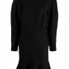 Alexander McQueen long-sleeved peplum dress