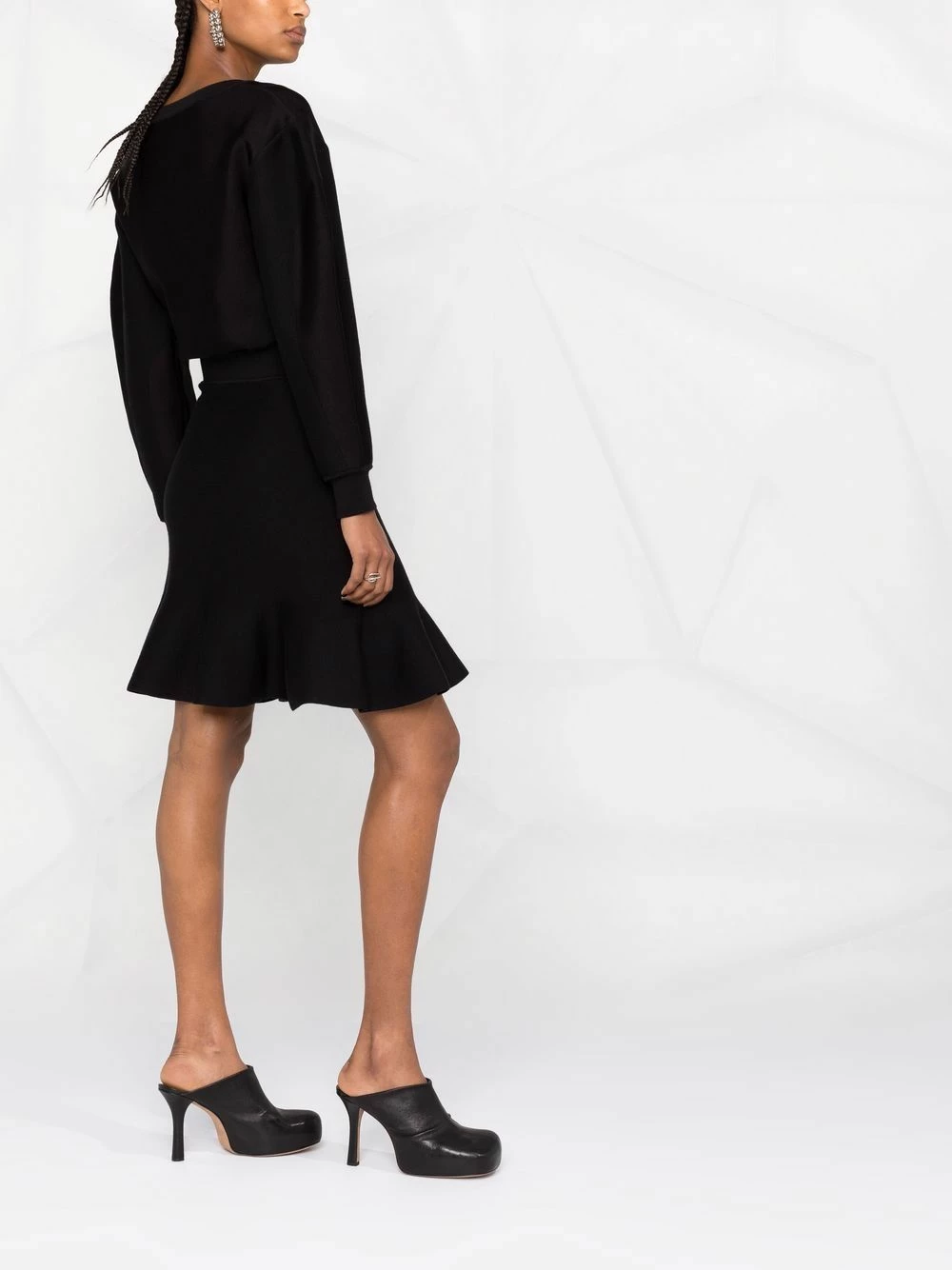 Alexander McQueen Long sleeved peplum dress 6 Alexander McQueen long-sleeved peplum dress