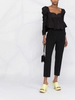 Alexander McQueen straight wool trousers