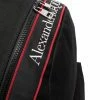 Alexander McQueen logo-stripe print backpack