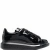 Alexander McQueen high-shine low-top sneakers